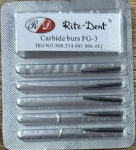 BURS CARBURE RITE DENT
